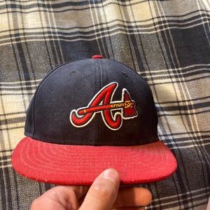 Atlanta braves fitted cap